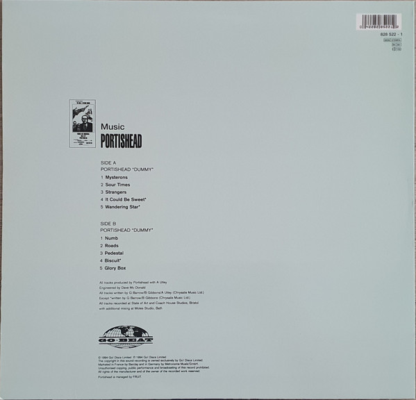 Portishead - Dummy | Go! Beat (828 522-1) - 2 Portishead - Dummy | Go! Beat (828 522-1) - 2