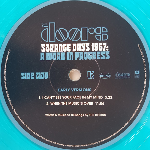 The Doors - Strange Days 1967: A Work In Progress | Rhino Records (RCV1 727372) - 4 The Doors - Strange Days 1967: A Work In Progress | Rhino Records (RCV1 727372) - 4