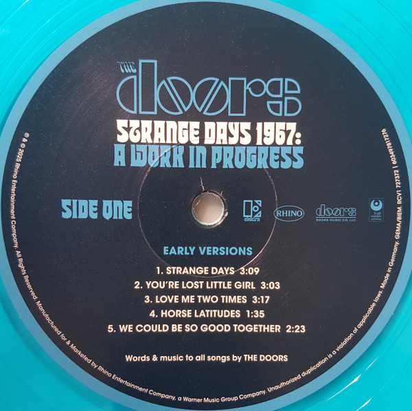 The Doors - Strange Days 1967: A Work In Progress | Rhino Records (RCV1 727372) - 3 The Doors - Strange Days 1967: A Work In Progress | Rhino Records (RCV1 727372) - 3
