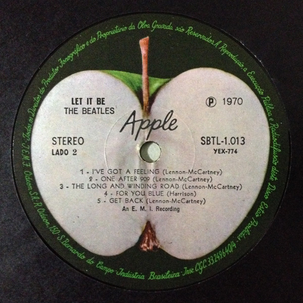 The Beatles - Let It Be | Apple Records (SBTL 1013) - 3 The Beatles - Let It Be | Apple Records (SBTL 1013) - 3