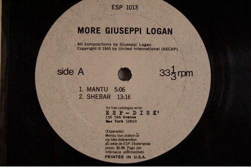 Giuseppi Logan - More | ESP-Disk' (1013) - 3