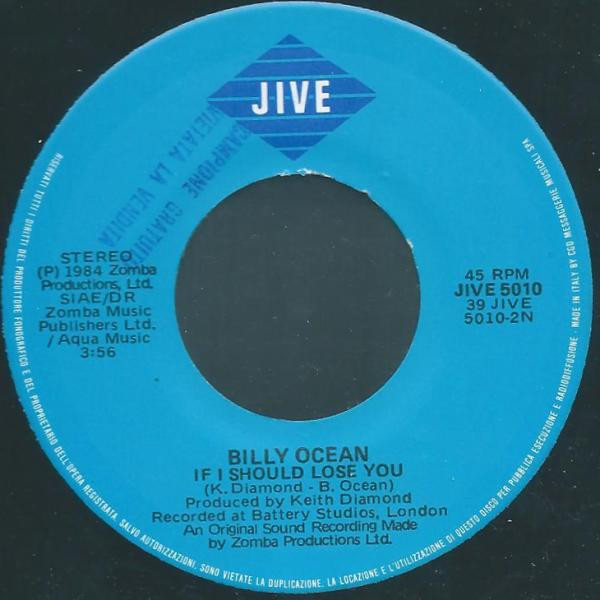 Billy Ocean - There'll Be Sad Songs (To Make You Cry) | Jive (JIVE 5010) - 3