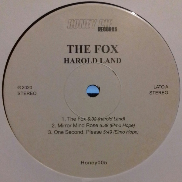 Harold Land Quintet - The Fox | Honey Pie Records (HONEY005)