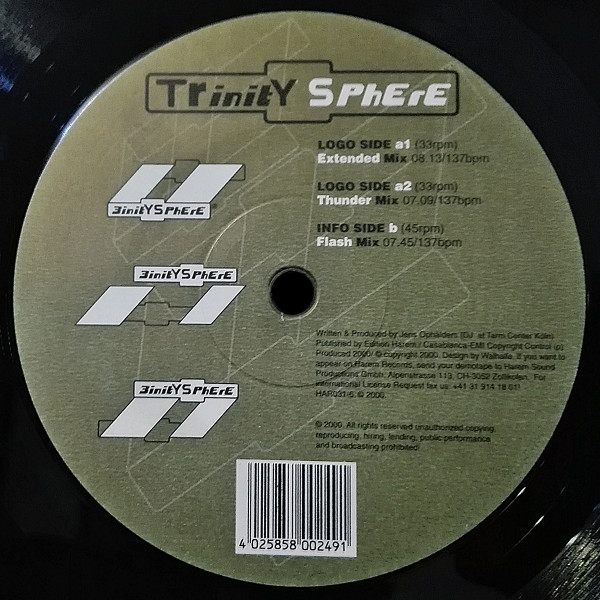 Trinity - Sphere | Harem Records (HAR 031-6) - main