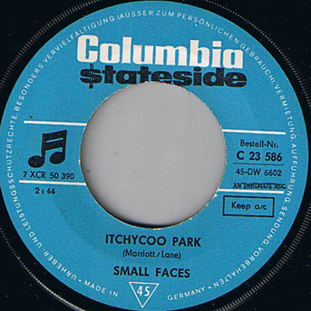 Small Faces - Itchycoo Park | Columbia Stateside (C 23 586) - 3