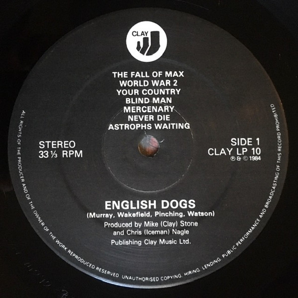 English Dogs - Invasion Of The Porky Men | Clay Records (CLAY LP 10) - 3 English Dogs - Invasion Of The Porky Men | Clay Records (CLAY LP 10) - 3
