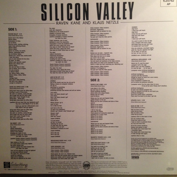 Raven Kane & Klaus Netzle - Silicon Valley | Erdenklang (6.25762) - 4