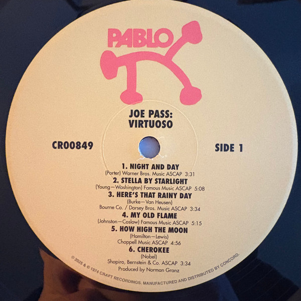 Joe Pass - Virtuoso | Pablo Records (CR00849) - 3 Joe Pass - Virtuoso | Pablo Records (CR00849) - 3