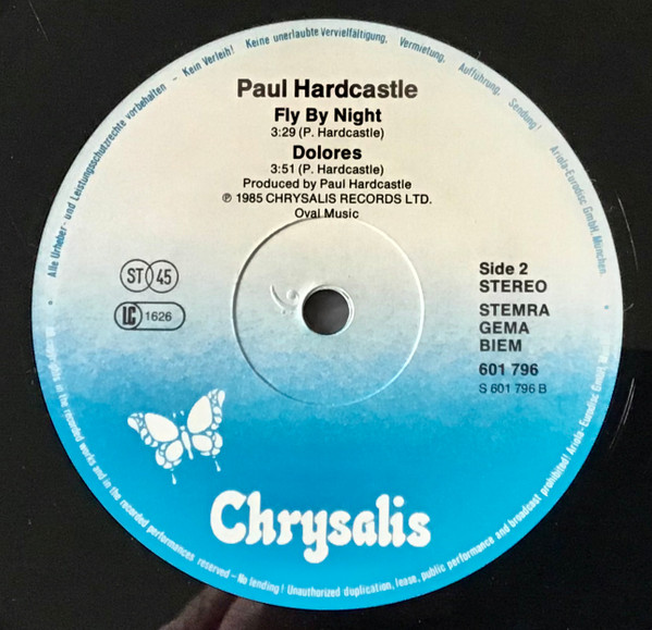 Paul Hardcastle - 19 (Nineteen)  (Extended Version) | Chrysalis (601 796) - 4