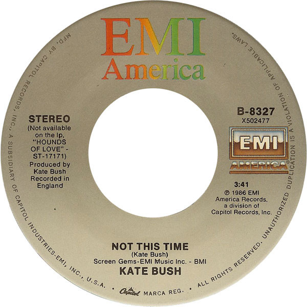 Kate Bush - The Big Sky (Special Single Mix) | EMI America (B-8327) - 4