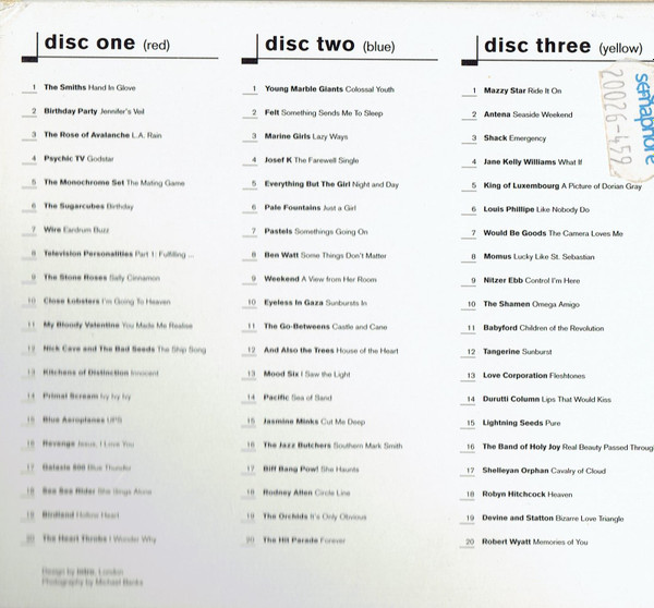 Various - 3x20 (Colours) Music From British Independent Record Companies 1980 - 1990 | Ind (INDCD1/INDCD2/INDCD3) - 4 Various - 3x20 (Colours) Music From British Independent Record Companies 1980 - 1990 | Ind (INDCD1/INDCD2/INDCD3) - 4