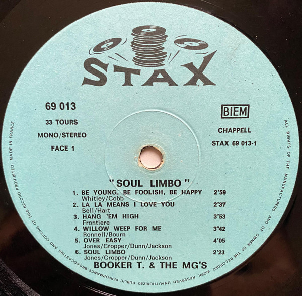 Booker T & The MG's - Soul Limbo | Stax (69 013) - 3