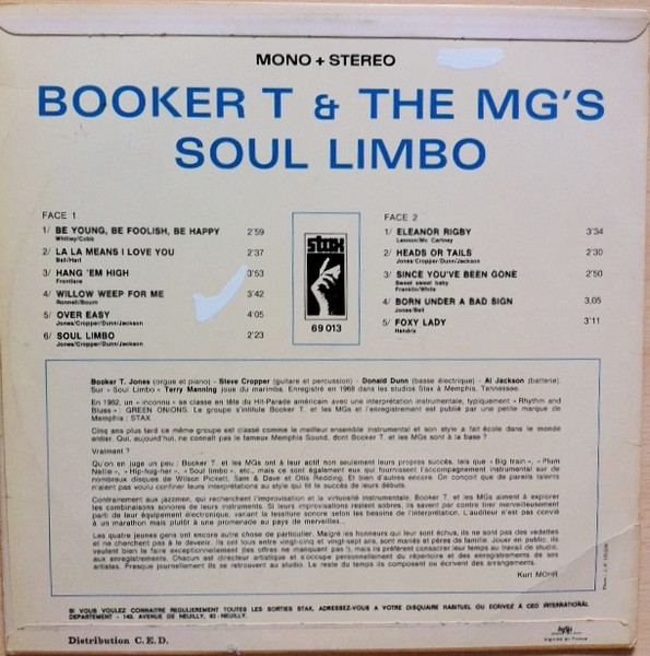 Booker T & The MG's - Soul Limbo | Stax (69 013) - 2