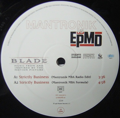 Kurtis Mantronik vs. EPMD - Strictly Business | Epic (EPC 666768 6) - 3 Kurtis Mantronik vs. EPMD - Strictly Business | Epic (EPC 666768 6) - 3