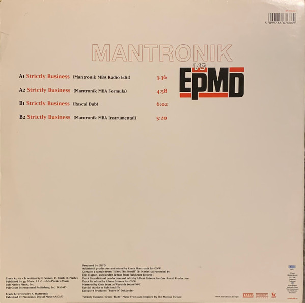 Kurtis Mantronik vs. EPMD - Strictly Business | Epic (EPC 666768 6) - 2 Kurtis Mantronik vs. EPMD - Strictly Business | Epic (EPC 666768 6) - 2