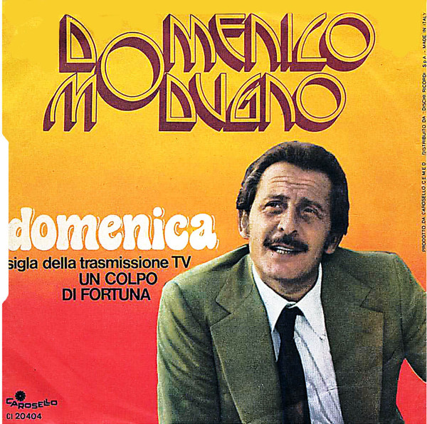Domenico Modugno - Il Maestro Di Violino | Carosello (CI 20404) - 2