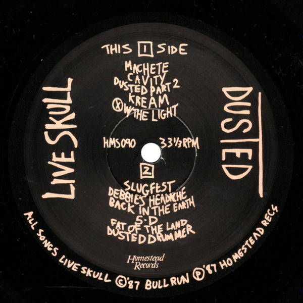 Live Skull - Dusted | Homestead Records (HMS090) - 3 Live Skull - Dusted | Homestead Records (HMS090) - 3
