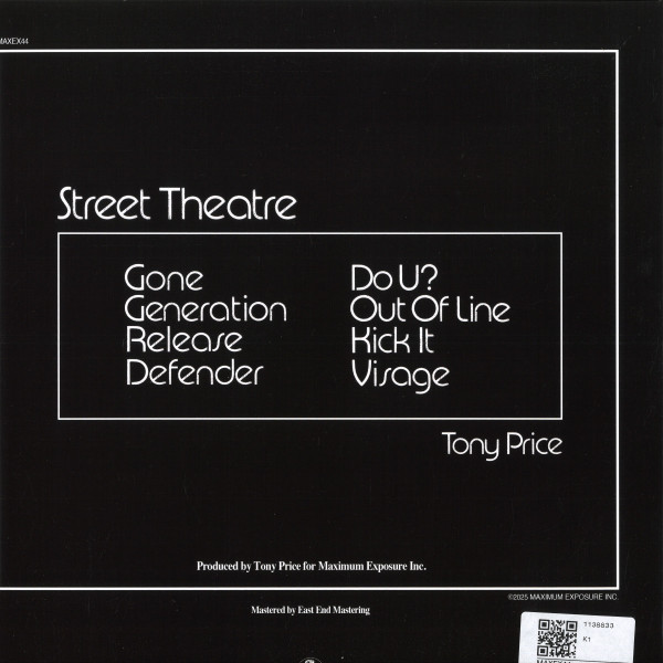 Tony Price - Street Theatre | Maximum Exposure (MAXEX44) - 2