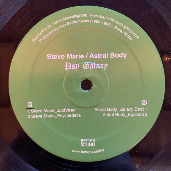 Steve Marie / Astral Body - Psy Galaxy | Better Sound (BS04) - main