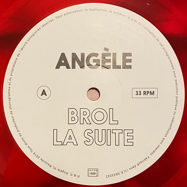 Angèle - Brol La Suite | Angèle VL Records (0833245) - 3 Angèle - Brol La Suite | Angèle VL Records (0833245) - 3