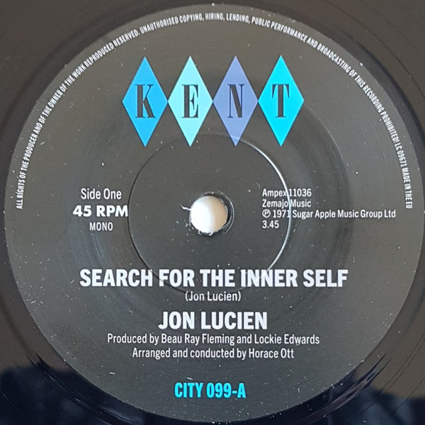 Jon Lucien - Search For The Inner Self | Kent Select (CITY 099)
