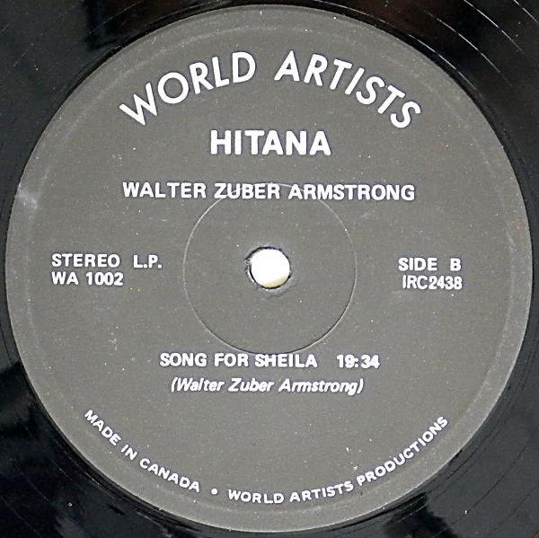 Walter Zuber Armstrong - Hitana | World Artists (WA 1002) - 4 Walter Zuber Armstrong - Hitana | World Artists (WA 1002) - 4
