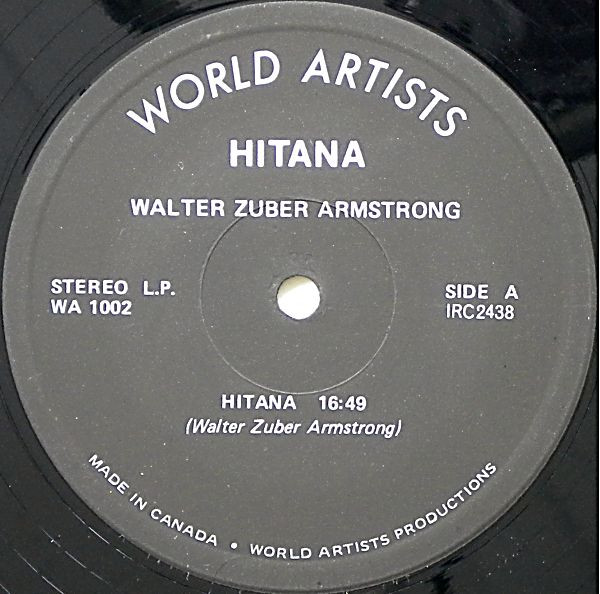 Walter Zuber Armstrong - Hitana | World Artists (WA 1002) - 3 Walter Zuber Armstrong - Hitana | World Artists (WA 1002) - 3