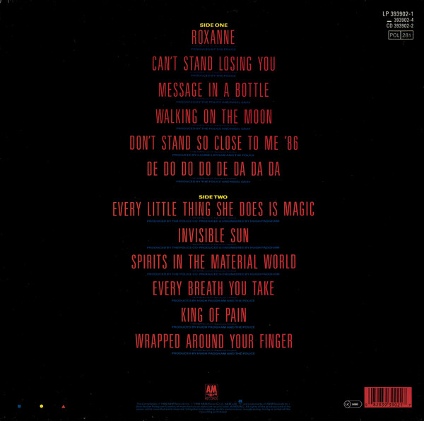 The Police - Every Breath You Take (The Singles) | A&M Records (393902-1) - 2