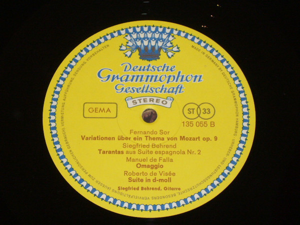 Various - Il Concerto Di Aranjuez E Altre Composizioni Per Chitarra | Deutsche Grammophon (135 055) - 4 Various - Il Concerto Di Aranjuez E Altre Composizioni Per Chitarra | Deutsche Grammophon (135 055) - 4