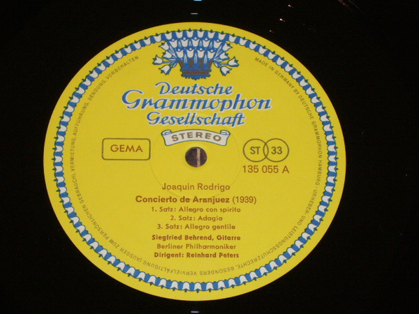 Various - Il Concerto Di Aranjuez E Altre Composizioni Per Chitarra | Deutsche Grammophon (135 055) - 3 Various - Il Concerto Di Aranjuez E Altre Composizioni Per Chitarra | Deutsche Grammophon (135 055) - 3