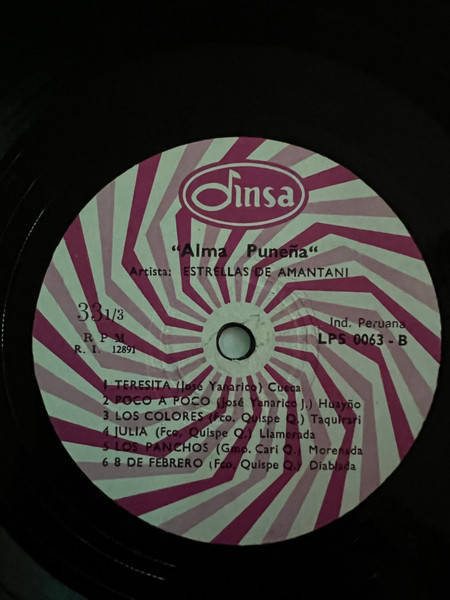 Banda Estrellas De Amantani - Alma Punena ! | Dinsa (STEREO-LPS-0063) - 4 Banda Estrellas De Amantani - Alma Punena ! | Dinsa (STEREO-LPS-0063) - 4
