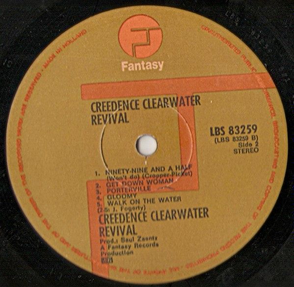 Creedence Clearwater Revival - Creedence Clearwater Revival | Fantasy (LBS 83259) - 4 Creedence Clearwater Revival - Creedence Clearwater Revival | Fantasy (LBS 83259) - 4