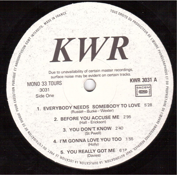 13th Floor Elevators - 66 Live LP | Not On Label (13th Floor Elevators) (KWR 3031 LP) - 3 13th Floor Elevators - 66 Live LP | Not On Label (13th Floor Elevators) (KWR 3031 LP) - 3
