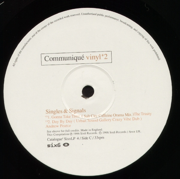 Various - Communiqué - Singles & Signals | Six6 (SIXXLP 4) - 4 Various - Communiqué - Singles & Signals | Six6 (SIXXLP 4) - 4
