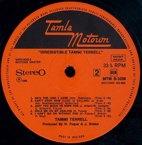 Tammi Terrell - Irresistible Tammi Terrell | Tamla Motown (MTM S-3256) - 4 Tammi Terrell - Irresistible Tammi Terrell | Tamla Motown (MTM S-3256) - 4