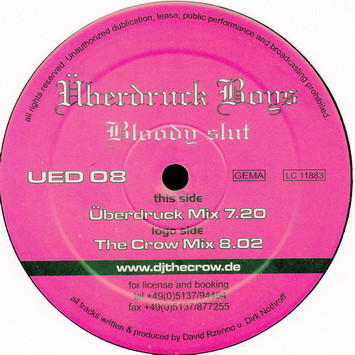 Überdruck Boys - Bloody Slut | Überdruck Records (UED 08) - 2