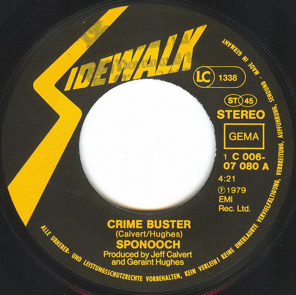 Sponooch - Crime Buster | Sidewalk (1 C 006-07 080) - 3