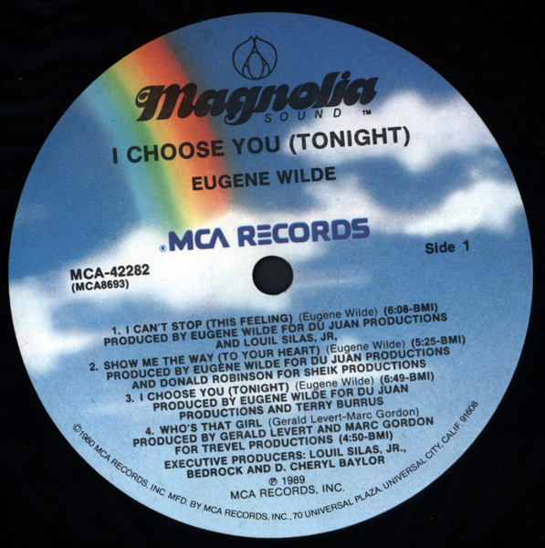 Eugene Wilde - I Choose You (Tonight) | Magnolia Sound (MCA-42282) - 3 Eugene Wilde - I Choose You (Tonight) | Magnolia Sound (MCA-42282) - 3