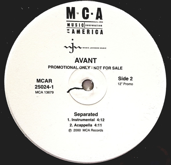 Avant - Separated | MCA Records (MCAR-25024-1) - 2