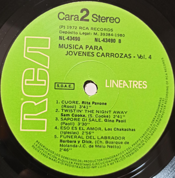 Various - Musica Para Jovenes Carrozas - Vol. 4 | RCA (NL 43490) - 4 Various - Musica Para Jovenes Carrozas - Vol. 4 | RCA (NL 43490) - 4