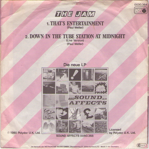 The Jam - That's Entertainment | Metronome (0030.364) - 2