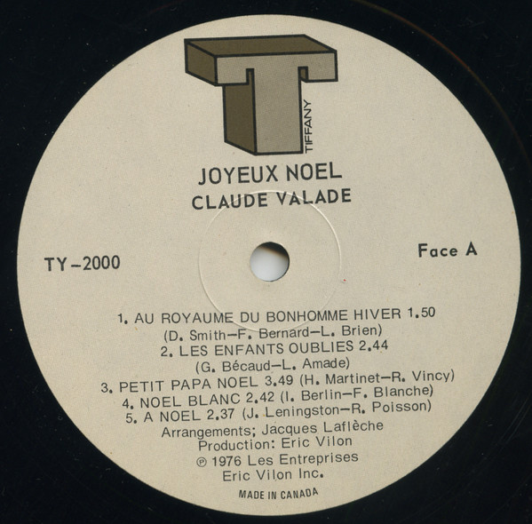 Claude Valade - Joyeux Noël | Tiffany (TY-2000) - 3