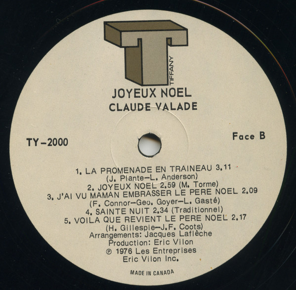 Claude Valade - Joyeux Noël | Tiffany (TY-2000) - 4