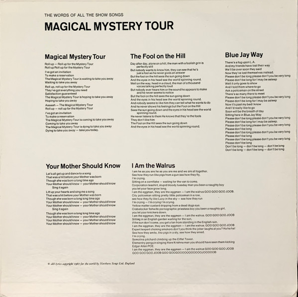The Beatles - Magical Mystery Tour | Capitol Records (SMAL 2835) - 3 The Beatles - Magical Mystery Tour | Capitol Records (SMAL 2835) - 3