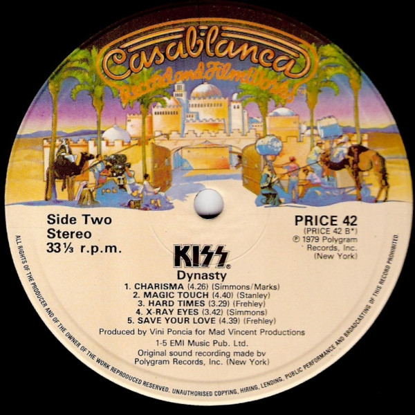 Kiss - Dynasty | Casablanca (PRICE 42) - 4