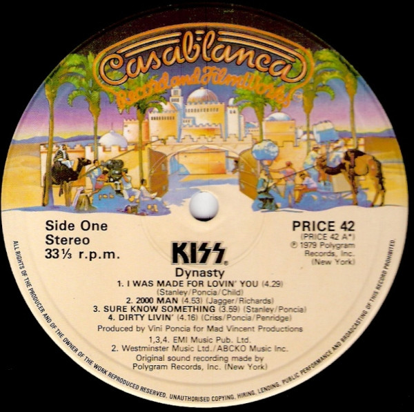 Kiss - Dynasty | Casablanca (PRICE 42) - 3