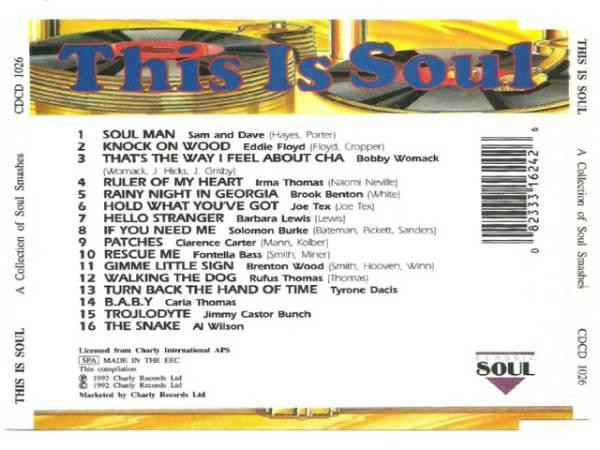 Various - This Is Soul - A Collection Of Soul Smashes | Classic Soul (CDCD 1026) - 3 Various - This Is Soul - A Collection Of Soul Smashes | Classic Soul (CDCD 1026) - 3