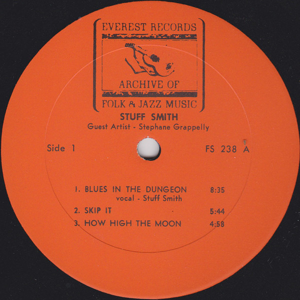 Stuff Smith - Stuff Smith | Everest Records Archive Of Folk & Jazz Music (FS-238) - 3