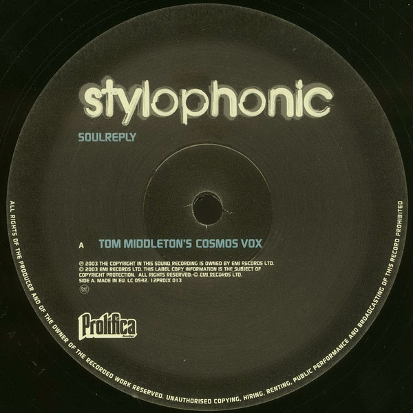 Stylophonic - Soul Reply | Prolifica (12PRDJX 013)