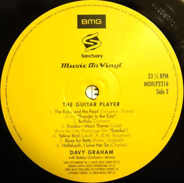 Davy Graham - The Guitar Player | Music On Vinyl (MOVLP2316) - 2